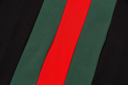 Red And Green Striped Polo Shirt