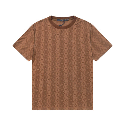 Classic Full Print Jacquard T Shirt