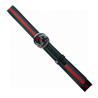 Retro Modern Red And Green Contrast Belt