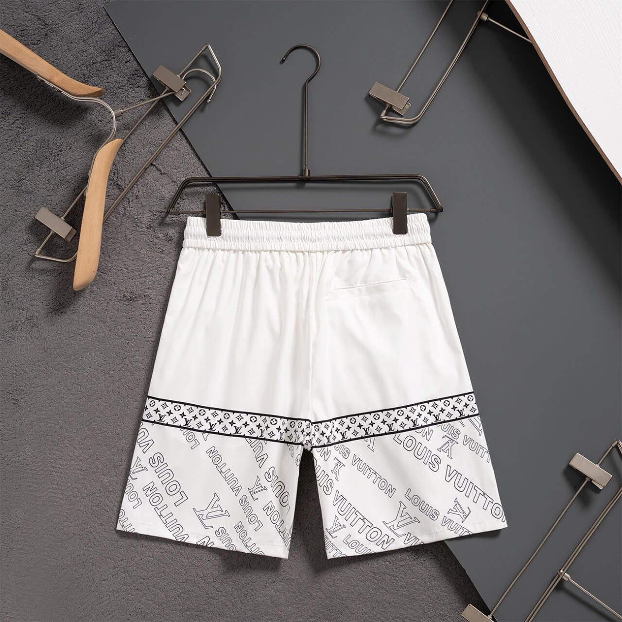 White Beach Shorts