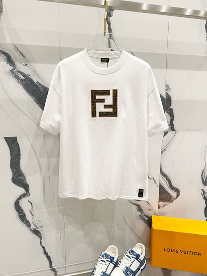 Double F Embroidery T Shirt