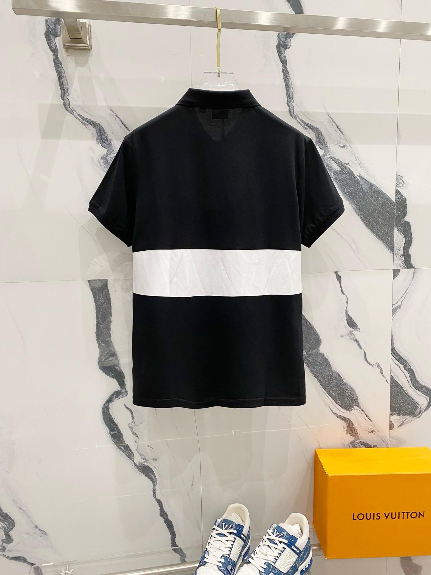 Striped Polo T Shirt