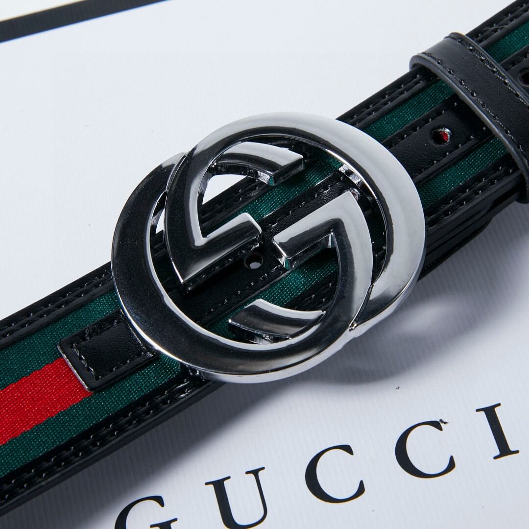 Retro Modern Red And Green Contrast Belt