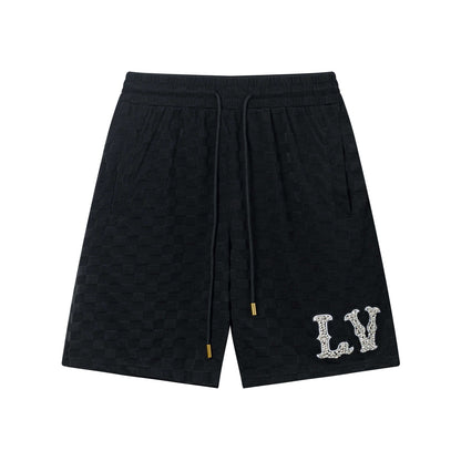 Letter Hot Diamond Shorts