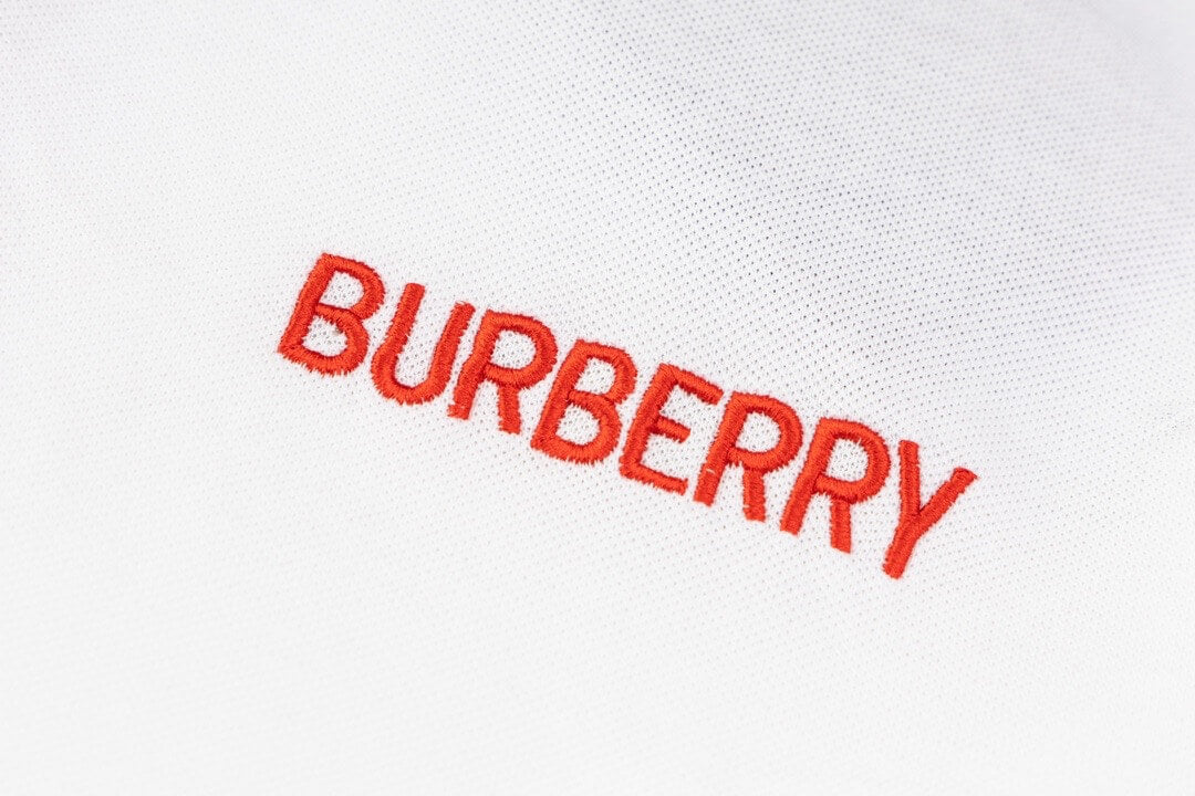 Letter Embroidery Polo T Shirt