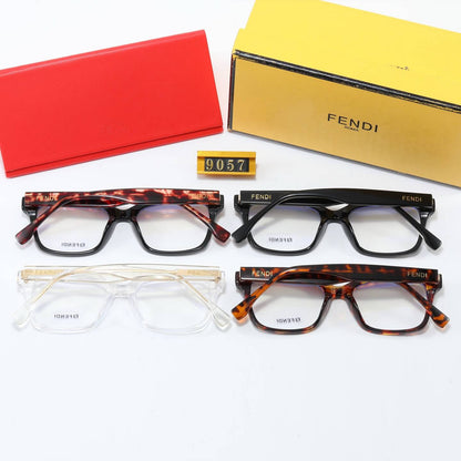 Fashion Square Frame Plain Glasses