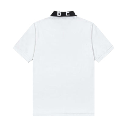 Neckline Letters Polo Shirt