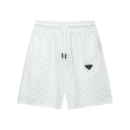 Triangle Embroidery Shorts