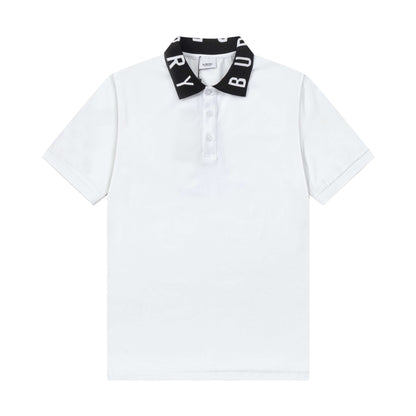 Neckline Letters Polo Shirt