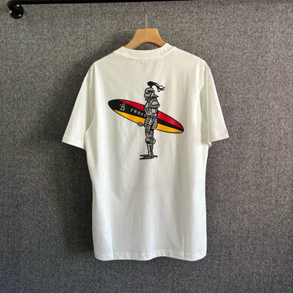 Big Rider Surfboard Print T Shirt