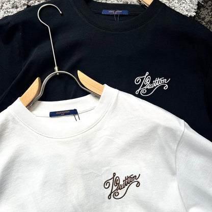 Embroidered Front & Back T-shirt