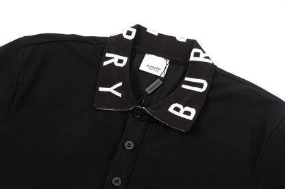 Neckline Letters Polo Shirt