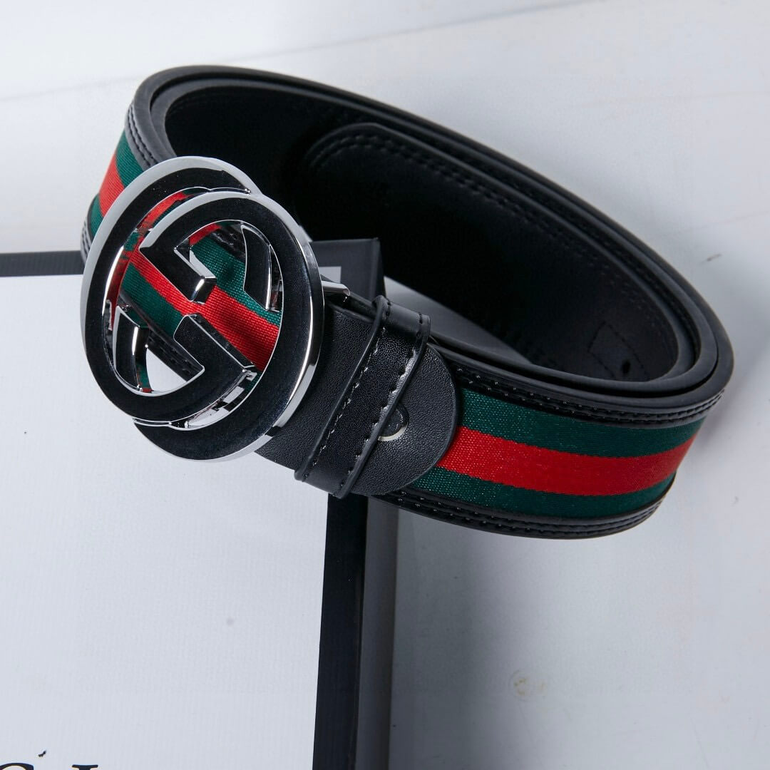 Retro Modern Red And Green Contrast Belt