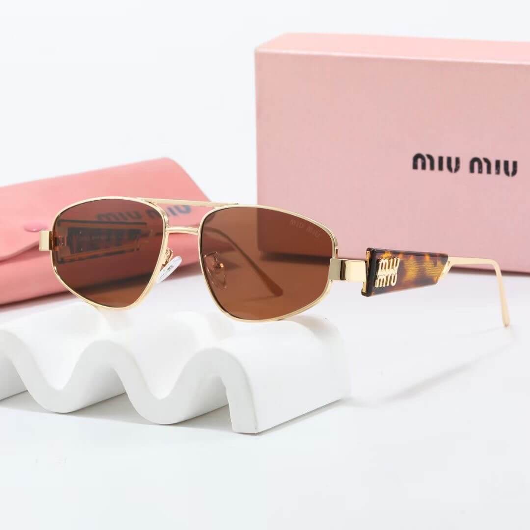 Retro Personalized Temple Aviator Sunglasses