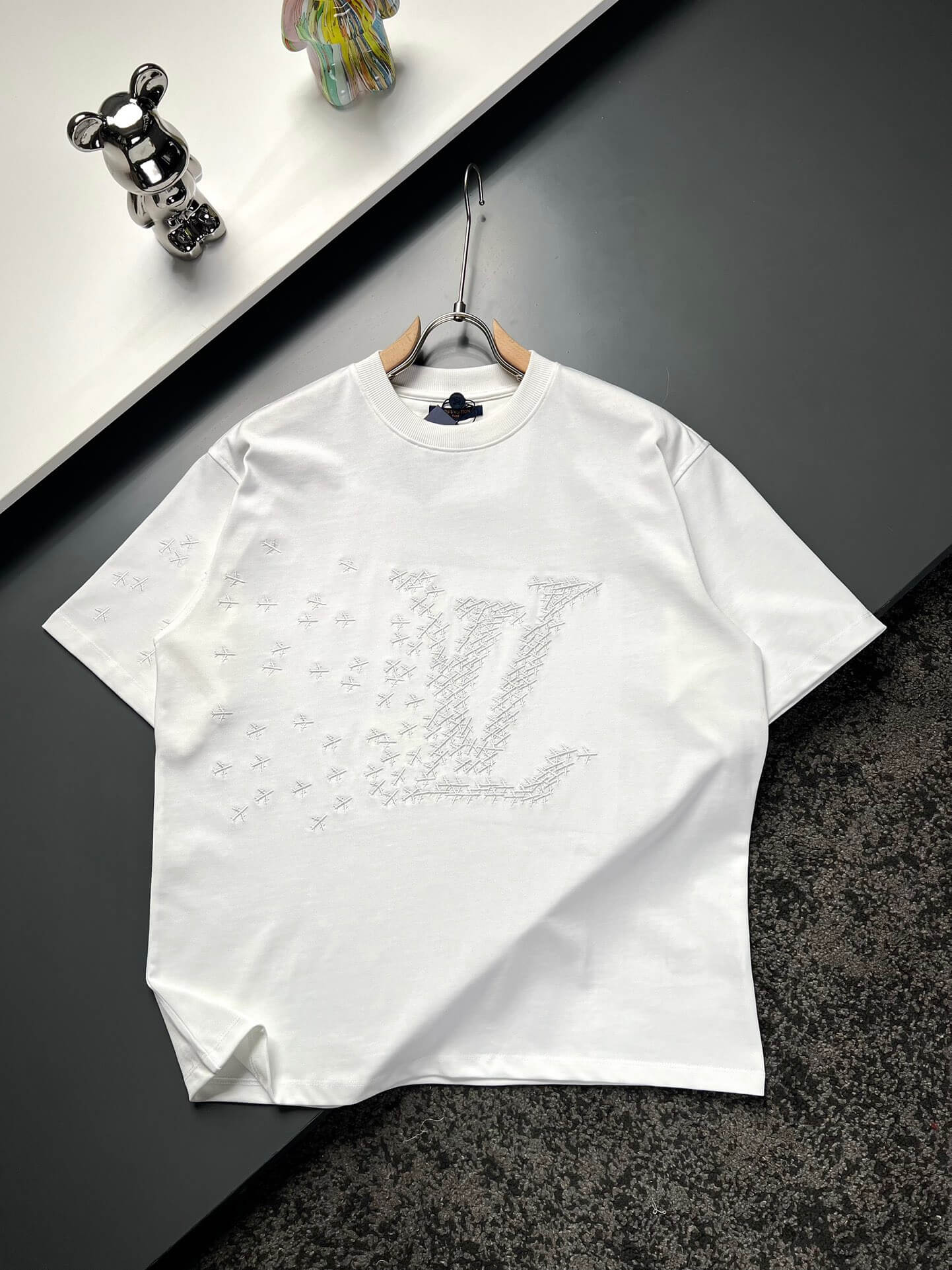 Airplane Embroidered T-shirt