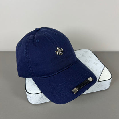 Simple Geek Style Metal Decoration Baseball Cap