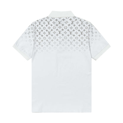 Gradient Full Print Polo Shirt