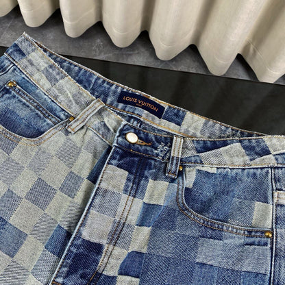 Hot-Selling Plaid Jeans