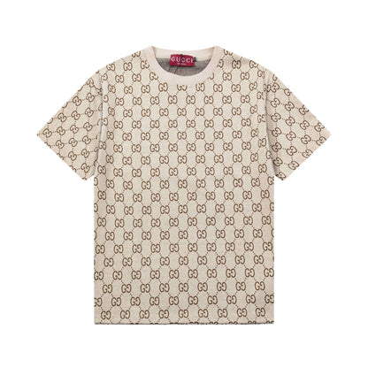 Multicolor Double G Full Print T Shirt