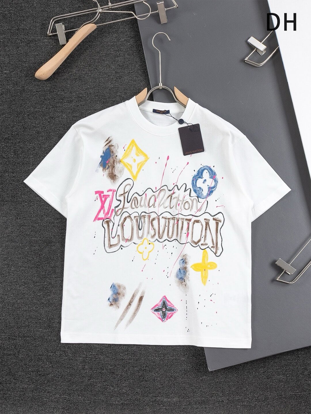 Hand-Drawn Pattern T Shirt