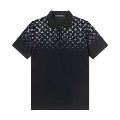 Gradient Full Print Polo Shirt