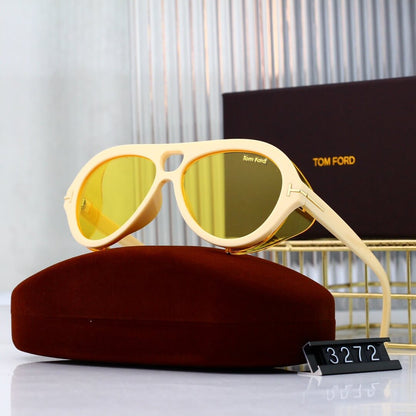 Personalized Hollow Oversized Frame Sunglasses