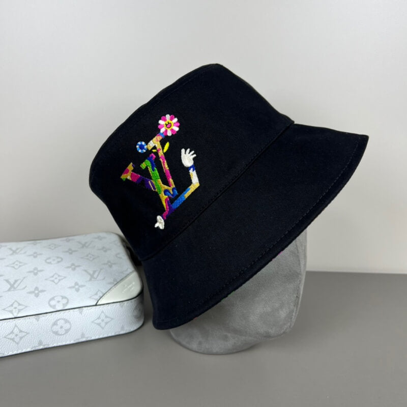 Classic Reversible Print & Embroidery Bucket Hat