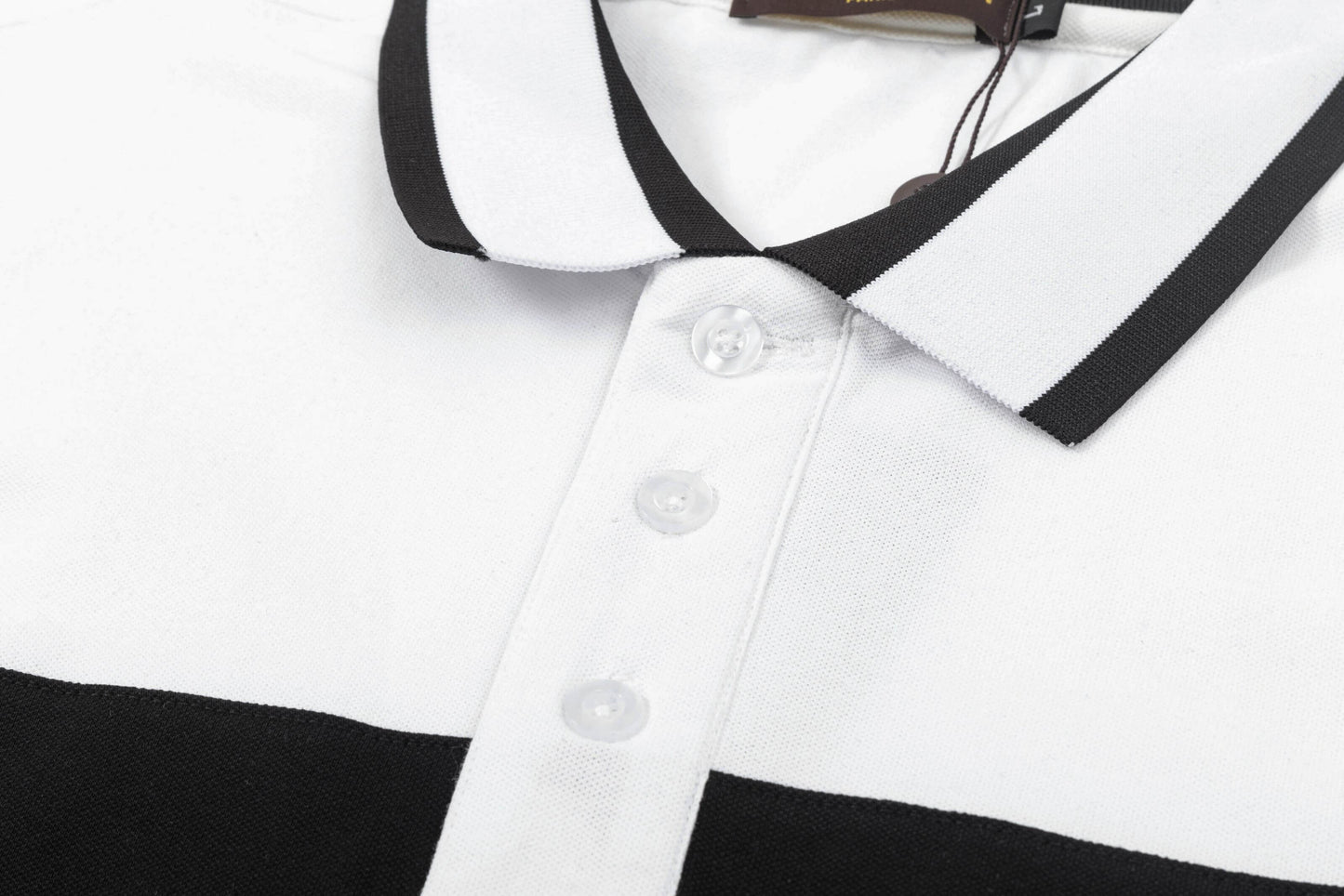 Contrast Color Embroidery Polo Shirt