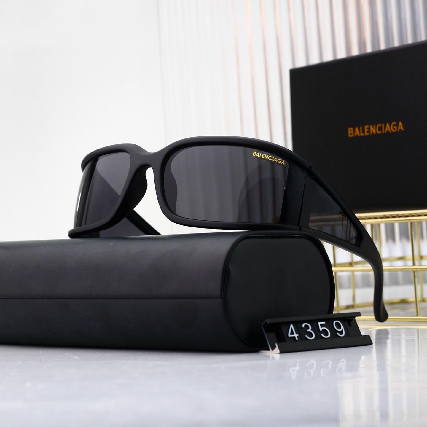 Futuristic Full Frame Curved Sunglasses