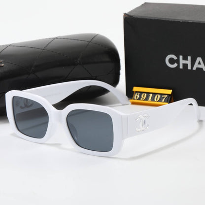 Chic Transparent Double C Design Sunglasses