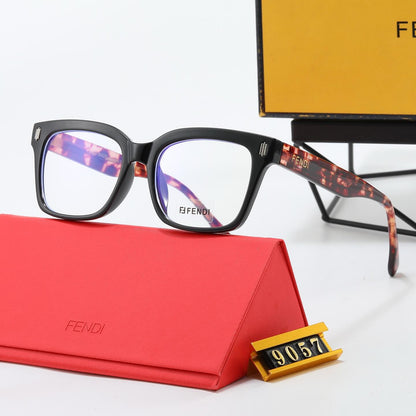 Fashion Square Frame Plain Glasses