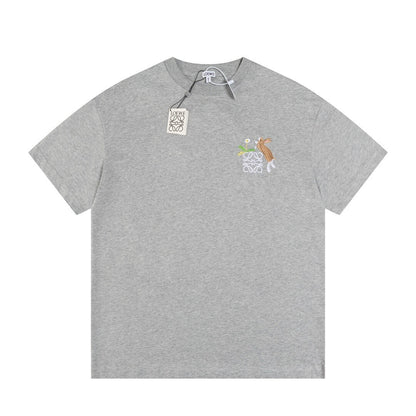 Rabbit Embroidery T Shirt