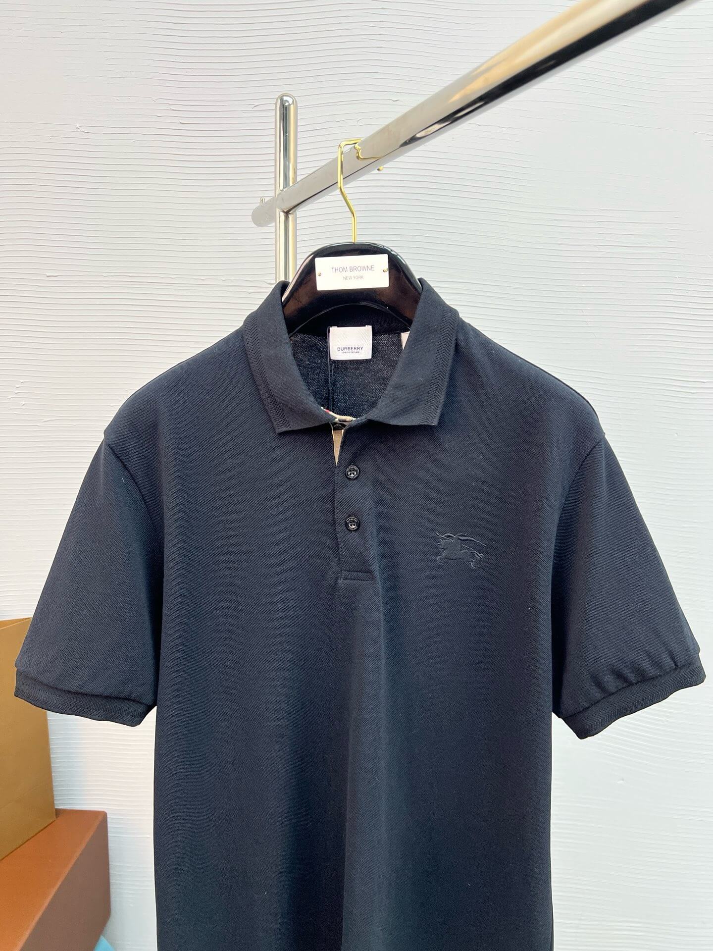 Black Warhorse Embroidery Polo Shirt