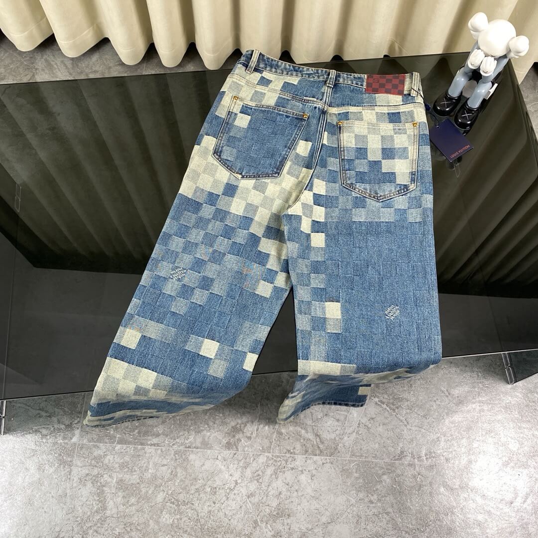 Hot-Selling Plaid Jeans