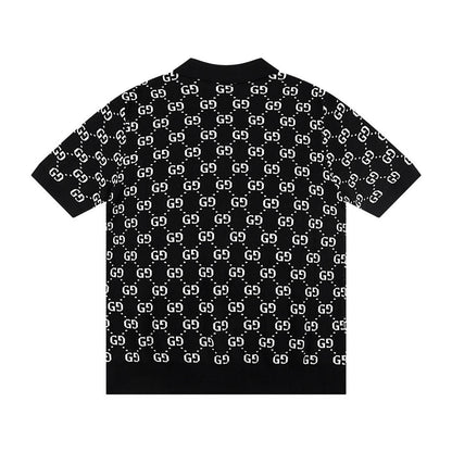 Full Print Double G Polo T Shirt