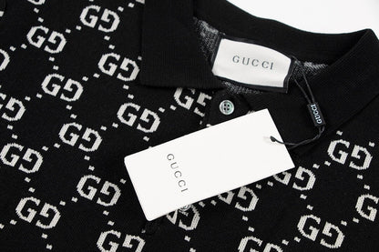 Full Print Double G Polo T Shirt