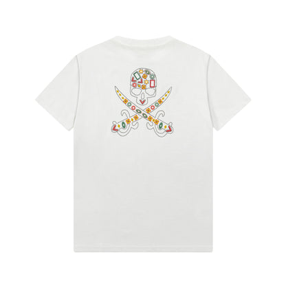 Skull Print T Shirt