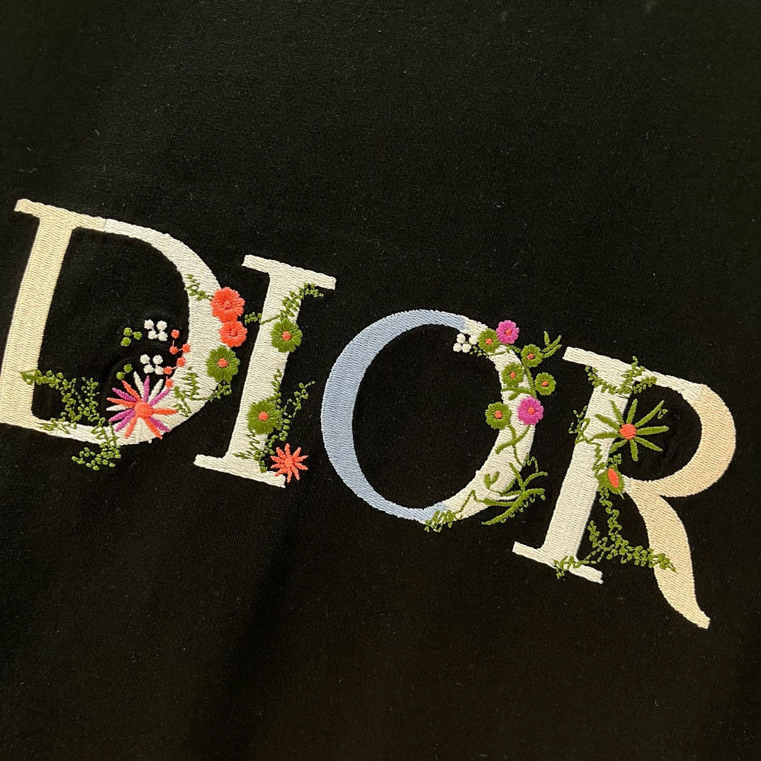 Floral Embroidery T Shirt