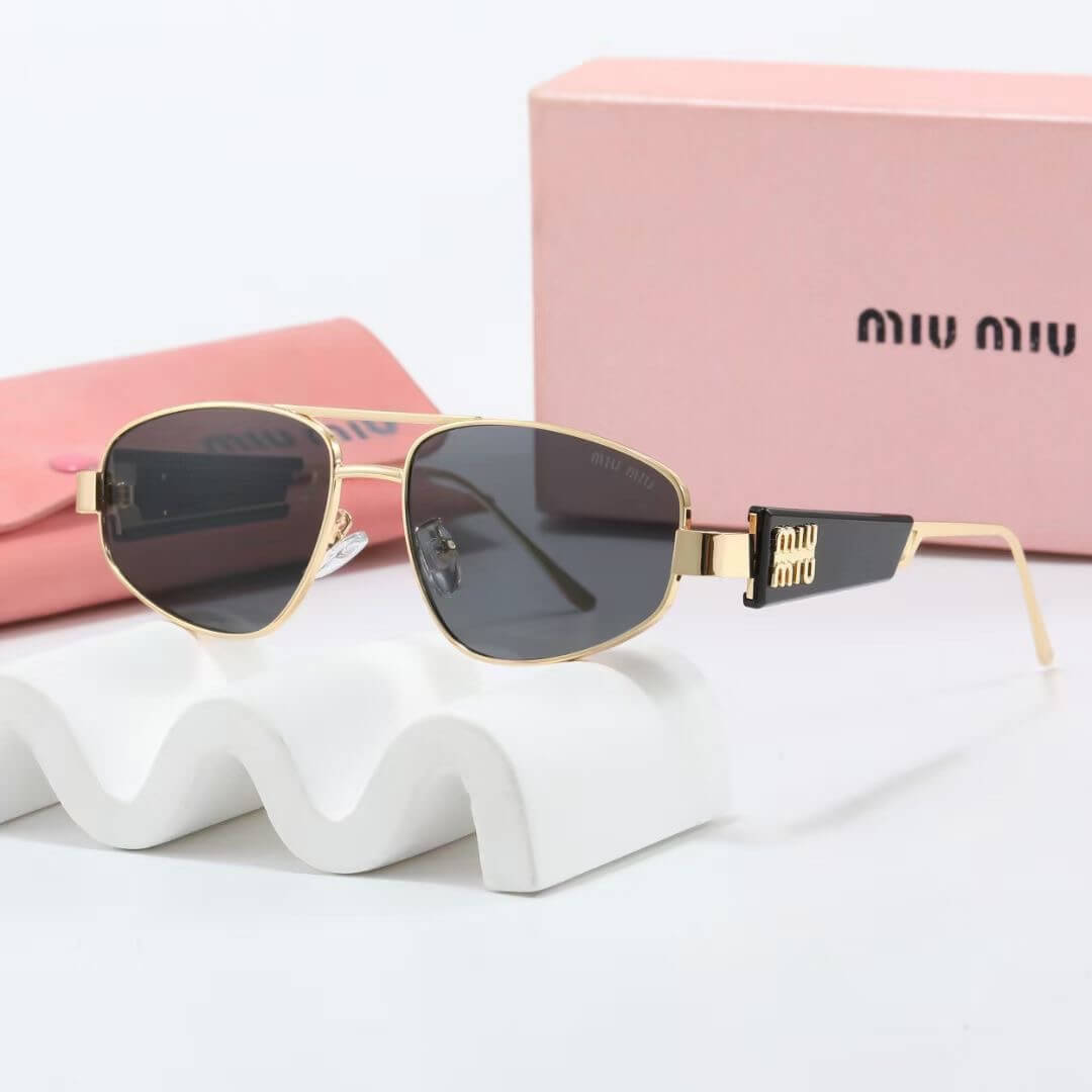 Retro Personalized Temple Aviator Sunglasses