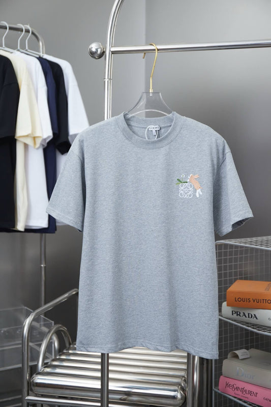 Rabbit Embroidery T Shirt