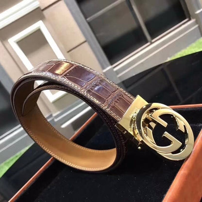 Stylish Glossy Leather Belt