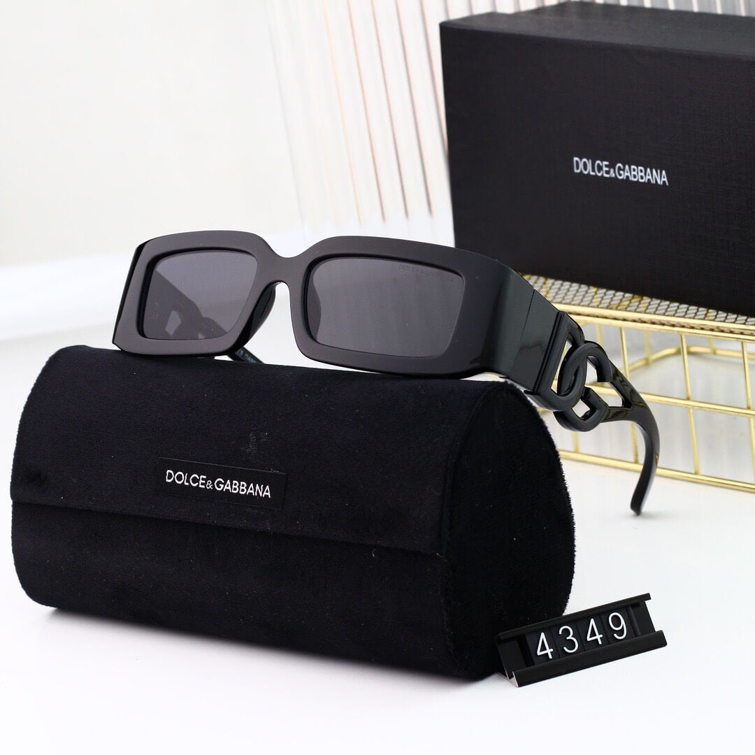 Retro Hollow Rectangular Sunglasses