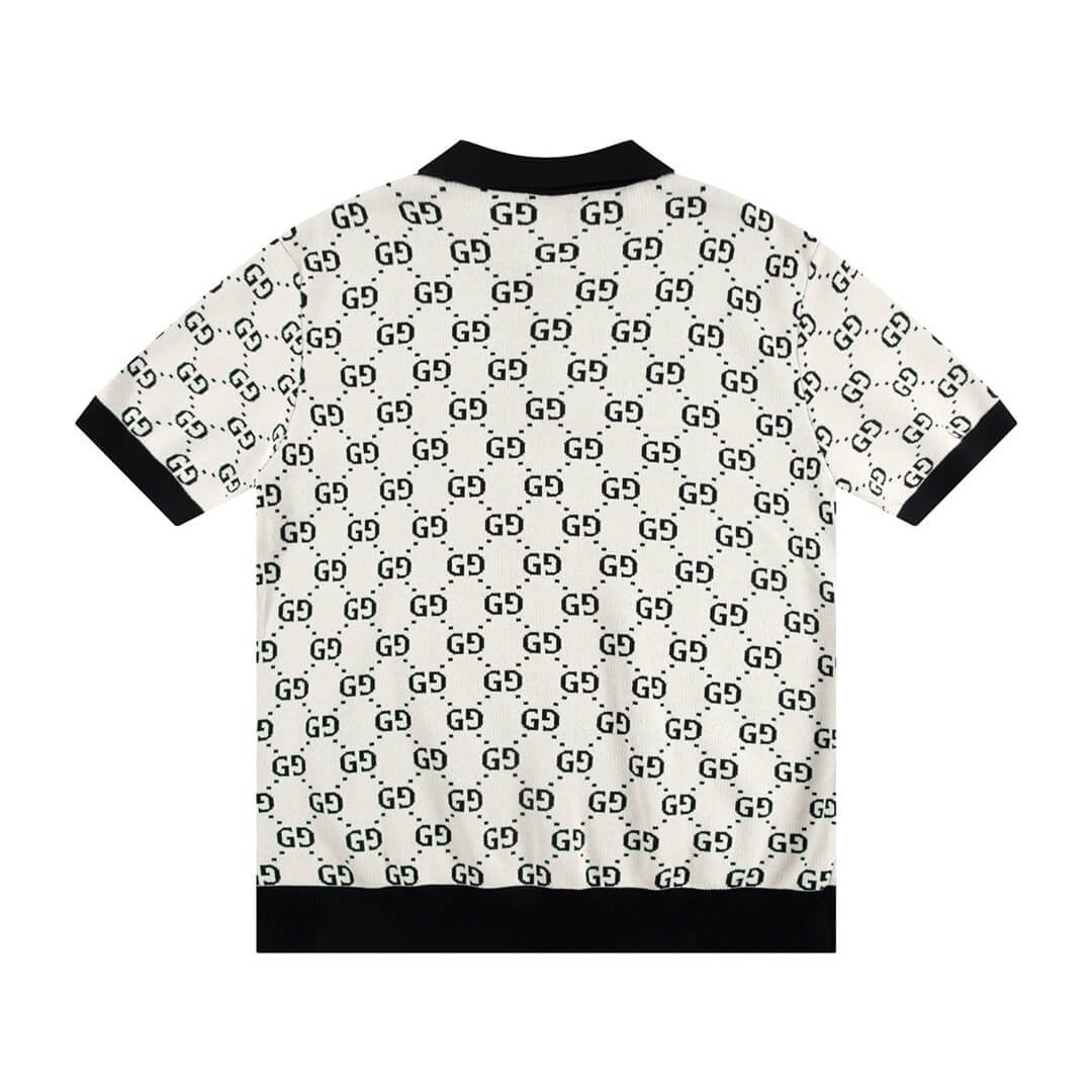 Full Print Double G Polo T Shirt