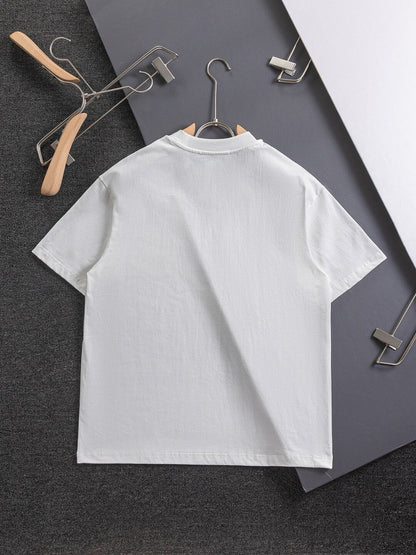 Classic Pattern Embroidery T Shirt