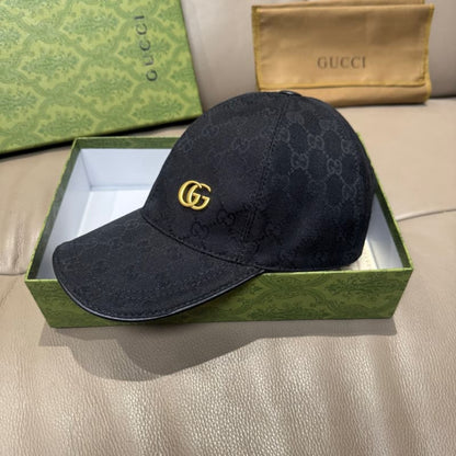 Canvas Metal Double G Baseball Cap