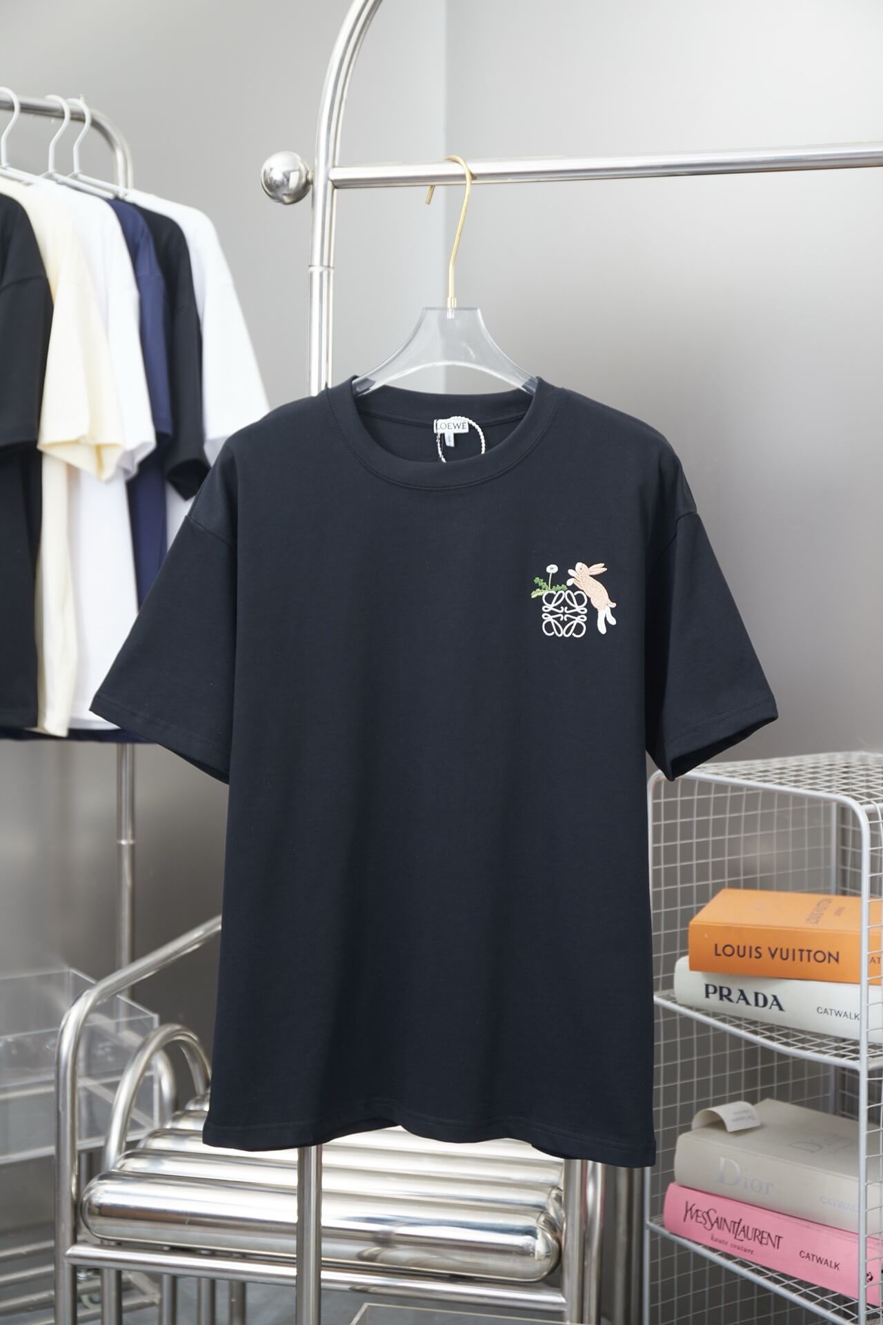 Rabbit Embroidery T Shirt