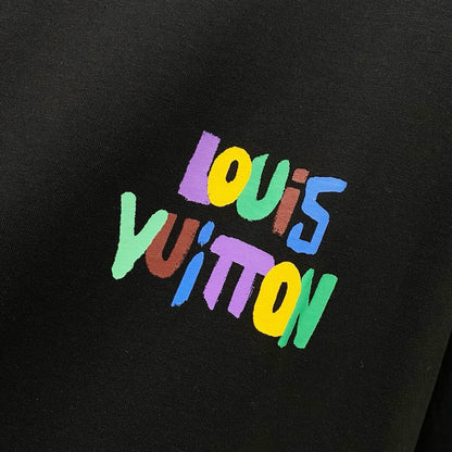 Color Letters Print T Shirt