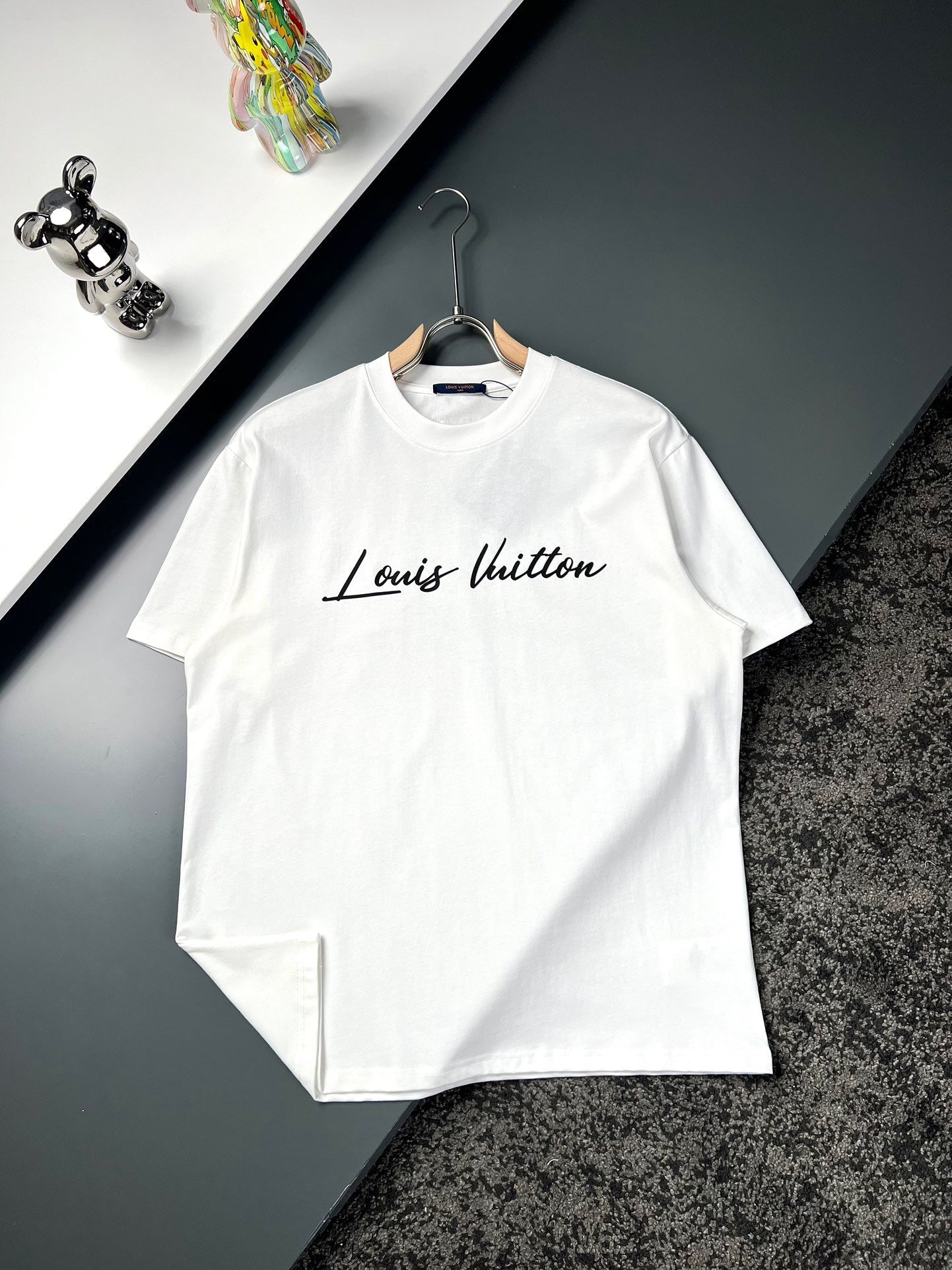 Classic Letter T-shirt with Balloon Print Back