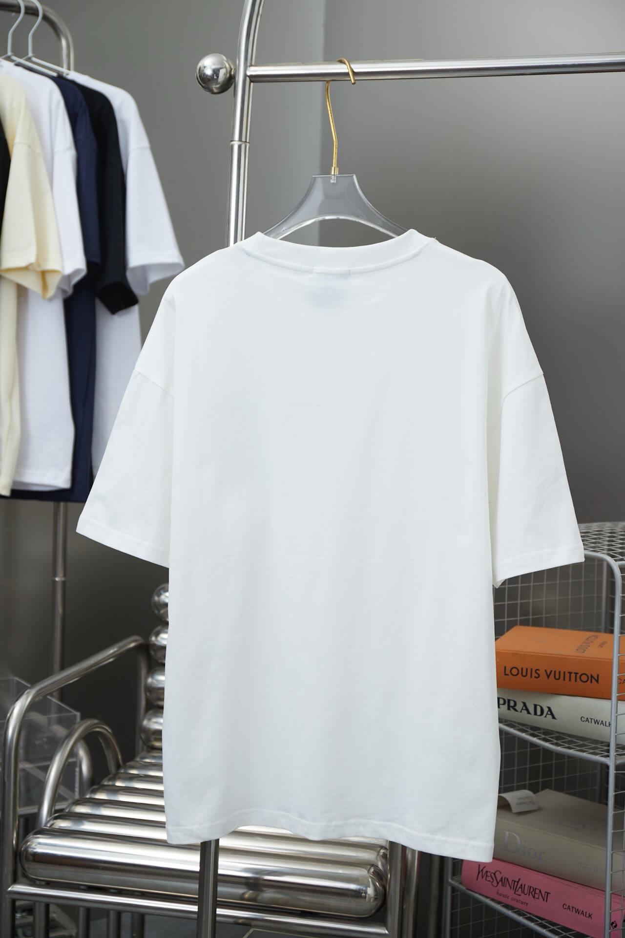 Letter Metallic Pocket T Shirt