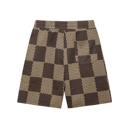 Fashionable Plaid Beach Shorts